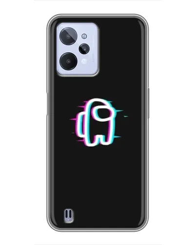 Чохол для Realme C31 з картинкою «Among Us неон»