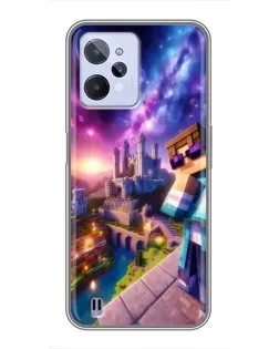 Чохол для Realme C31 з картинкою «Стів та космос»