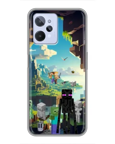 Чохол для Realme C31 з картинкою «Ендермен у лісі»