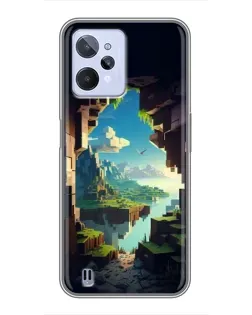 Чохол для Realme C31 з картинкою «Вид з печери»