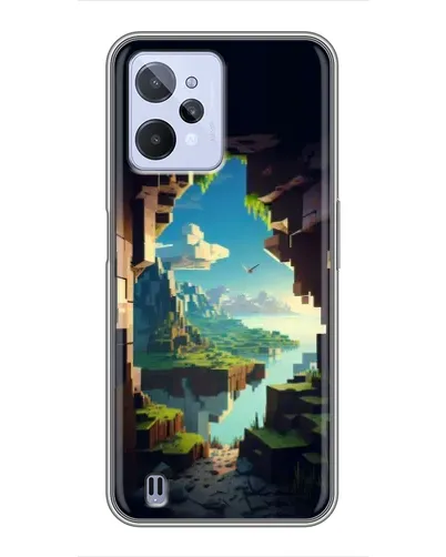Чохол для Realme C31 з картинкою «Вид з печери»