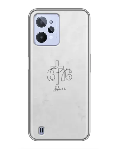 Чехол для Realme C31 с картинкой «Иоанна 3:16 Крест» Чехол для Realme C31 с картинкой «Иоанна 3:16 Крест»