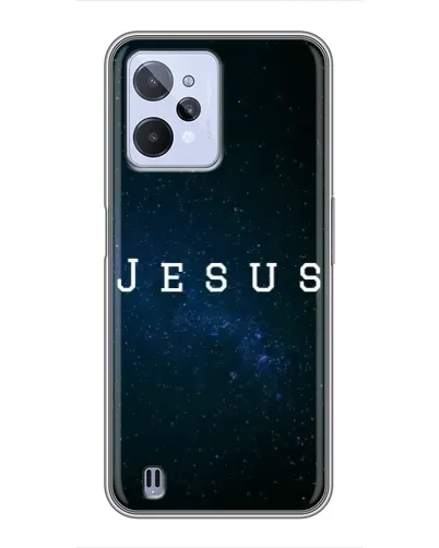 Чехол для Realme C31 с картинкой «Звездное небо Jesus» Чехол для Realme C31 с картинкой «Звездное небо Jesus»