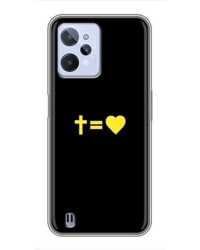 Чехол для Realme C31 с картинкой «Сердце и Крест» Чехол для Realme C31 с картинкой «Сердце и Крест»