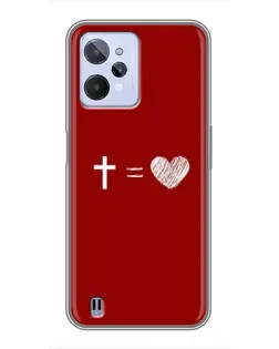 Чохол для Realme C31 з картинкою «Рівняння любові»