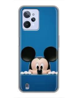 Чохол для Realme C31 з картинкою «Міккі виглядає» Чохол для Realme C31 з картинкою «Міккі виглядає»