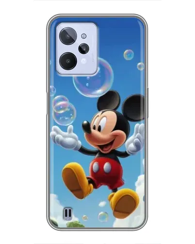 Чохол для Realme C31 з картинкою «Mickey та мильні бульбашки»