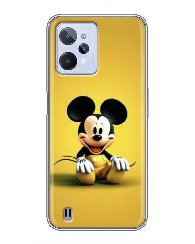Чохол для Realme C31 з картинкою «Міккі на жовтому»