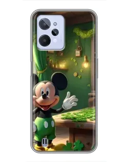 Чохол для Realme C31 з картинкою «Міккі в майстерні»