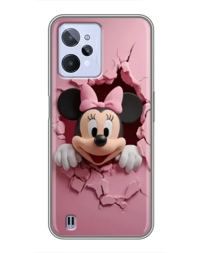 Чохол для Realme C31 з картинкою «Мінні крізь стіну»