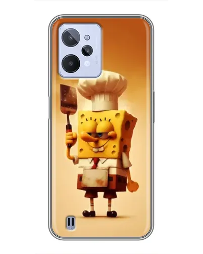 Чохол для Realme C31 з картинкою «Губка Боб кухар»