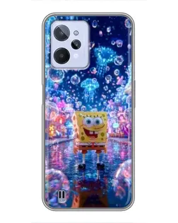 Чохол для Realme C31 з картинкою «Неоновий океан»
