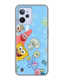 Чохол для Realme C31 з картинкою «Веселі бульбашки»