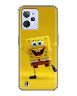 Чохол для Realme C31 з картинкою «Позитивний Губка Боб»