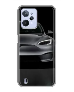 Чохол для Realme C31 з картинкою «Tesla Model S Look»