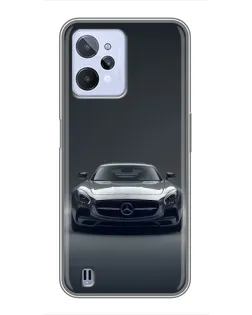Чохол для Realme C31 з картинкою «Mercedes на чорному»