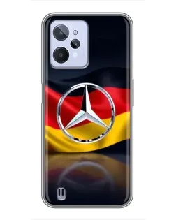 Чохол для Realme C31 з картинкою «Mercedes — прапор Німеччини»