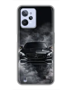 Чохол для Realme C31 з картинкою «Mercedes у диму»
