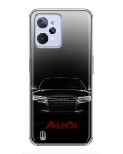 Чохол для Realme C31 з картинкою «Audi — градієнтний контур»