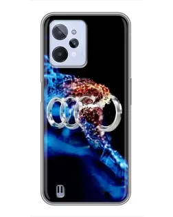 Чохол для Realme C31 з картинкою «Енергія лого Audi»