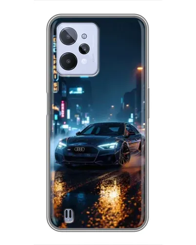 Чохол для Realme C31 з картинкою «Нічне місто та Audi» Чохол для Realme C31 з картинкою «Нічне місто та Audi»