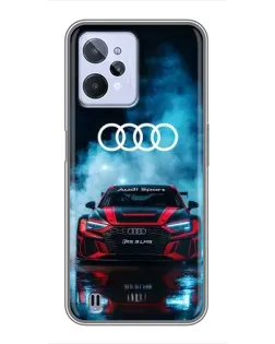 Чохол для Realme C31 з картинкою «Audi Sport — неон»
