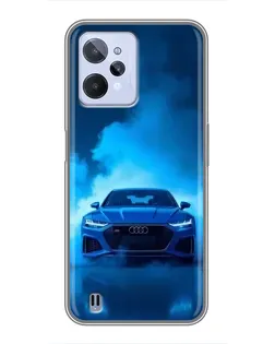 Чохол для Realme C31 з картинкою «Audi — блакитна енергія»
