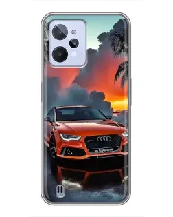 Чохол для Realme C31 з картинкою «Audi — захід сонця»