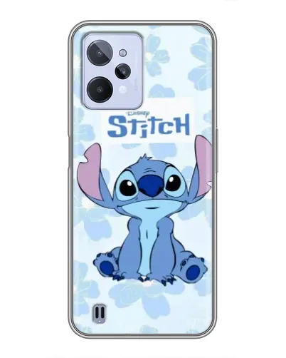 Чехол для Realme C31 с картинкой «Stitch среди цветов» Чехол для Realme C31 с картинкой «Stitch среди цветов»