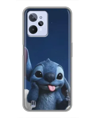 Чехол для Realme C31 с картинкой «Стич в облаках» Чехол для Realme C31 с картинкой «Стич в облаках»