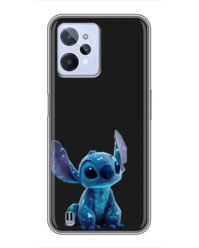 Чехол для Realme C31 с картинкой «Стич на черном» Чехол для Realme C31 с картинкой «Стич на черном»