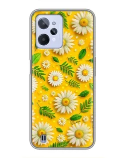 Чохол для Realme C31 з картинкою «Ромашкове сонце»