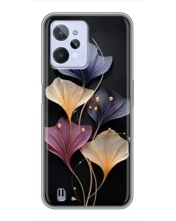 Чохол для Realme C31 з картинкою «Лілові квіти грації»