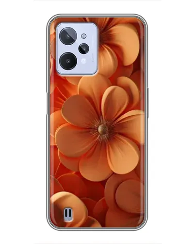 Чохол для Realme C31 з картинкою «Помаранчева макро квітка» Чохол для Realme C31 з картинкою «Помаранчева макро квітка»