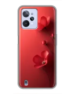 Чохол для Realme C31 з картинкою «Макові суцвіття»