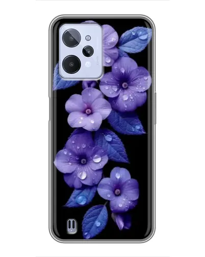 Чохол для Realme C31 з картинкою «Фіолетові квіти з росою» Чохол для Realme C31 з картинкою «Фіолетові квіти з росою»