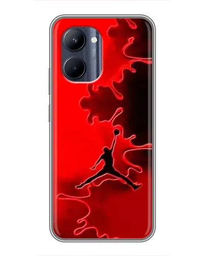 Чехол для Realme C33 с картинкой «Jordan Red Smoke» Чехол для Realme C33 с картинкой «Jordan Red Smoke»