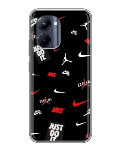 Чехол для Realme C33 с картинкой «Nike Mix Pattern» Чехол для Realme C33 с картинкой «Nike Mix Pattern»