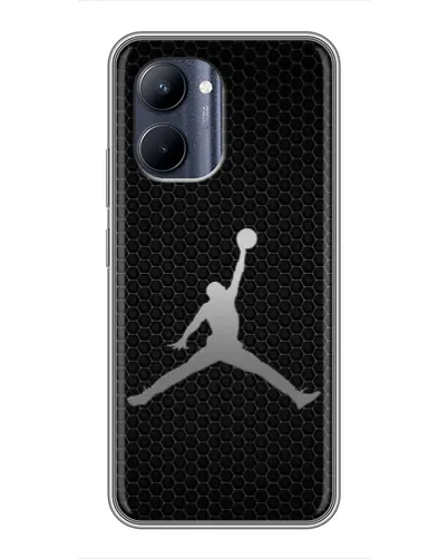 Чехол для Realme C33 с картинкой «Jordan Dark Carbon» Чехол для Realme C33 с картинкой «Jordan Dark Carbon»