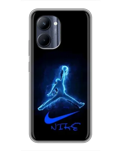 Чехол для Realme C33 с картинкой «Jordan Neon Blue» Чехол для Realme C33 с картинкой «Jordan Neon Blue»