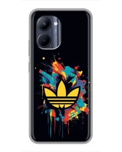 Чехол для Realme C33 с картинкой «Adidas Splash»