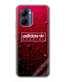 Чехол для Realme C33 с картинкой «Adidas Gold Marble»