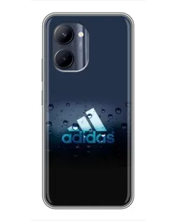 Чехол для Realme C33 с картинкой «Adidas Water Drops»