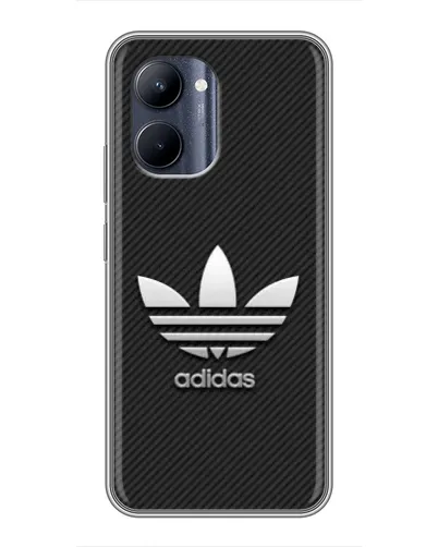 Чехол для Realme C33 с картинкой «Adidas Карбоновая текстура» Чехол для Realme C33 с картинкой «Adidas Карбоновая текстура»