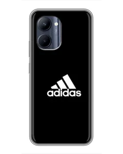 Чехол для Realme C33 с картинкой «Черная классика Adidas»