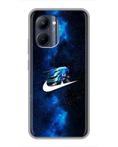 Чехол для Realme C33 с картинкой «Звездный путь Nike»