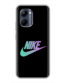 Чехол для Realme C33 с картинкой «Nike — городская ночь»