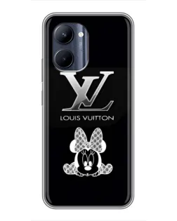 Чехол для Realme C33 с картинкой «LV и Минни Маус»