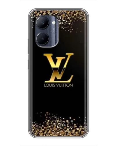 Чехол для Realme C33 с картинкой «LV — золотые искры» Чехол для Realme C33 с картинкой «LV — золотые искры»