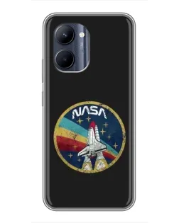 Чехол для Realme C33 с картинкой «NASA — эмблема миссии»
